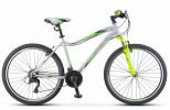 Велосипед 26' рама женская STELS MISS-5000 V серебристо-салатовый, 21 ск., 16' (2021) LU089248